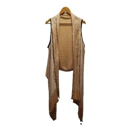 77284 Chaleco Priya Cenefa Caqui